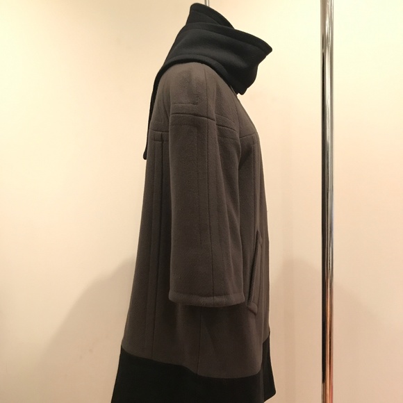 Marc Jacobs Olive Black Coat - Picture 3 of 8